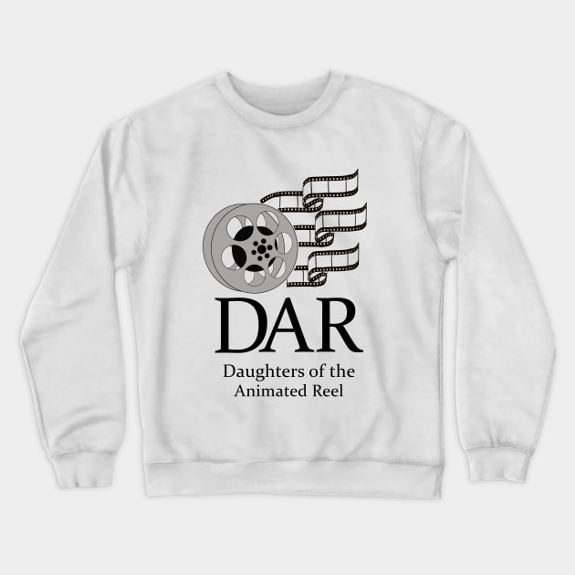 Daughters of the Animated Reel Crewneck Sweatshirt by disneydorky